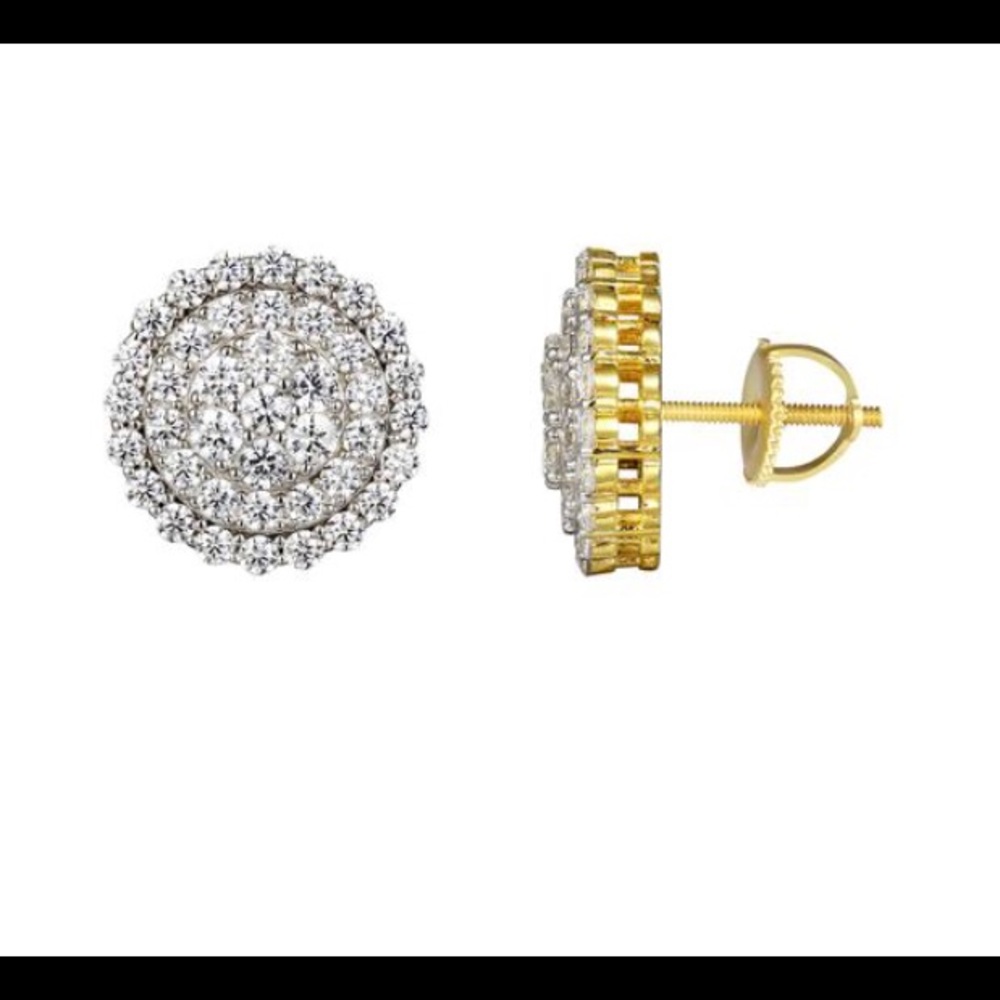 Gold Circle Earrings